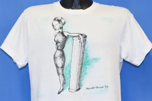 80s Woman With Pillar Jacqueline Harrigan '89 t-shirt Medium