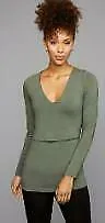 A Pea In The Pod Lift up Mock Layer Nursing Top,Size Small