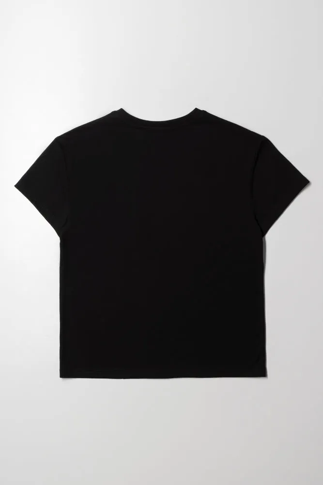 Amour Short Sleeve T-Shirt Black