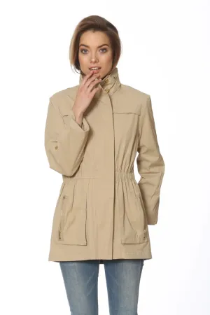 Anna Khaki Waterproof Jacket