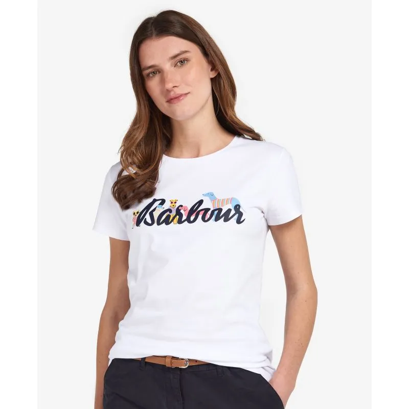 Barbour Southport Ladies T-Shirt - White