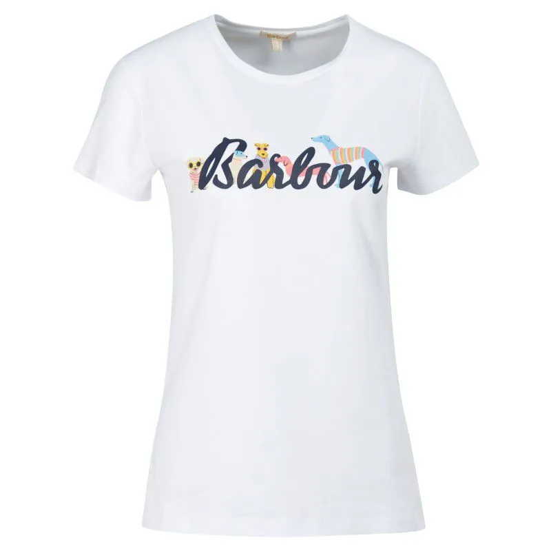 Barbour Southport Ladies T-Shirt - White