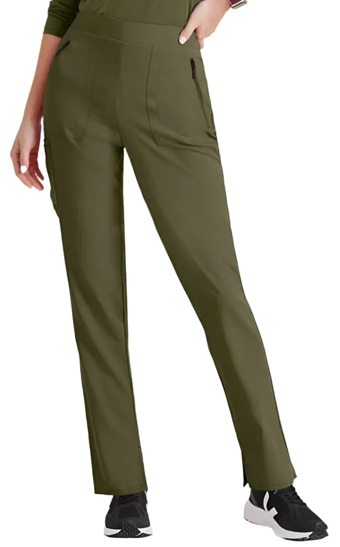 Barco Unify™ by Barco Purpose 5-Pocket High-Rise Slim Leg Scrub Pant-Tall