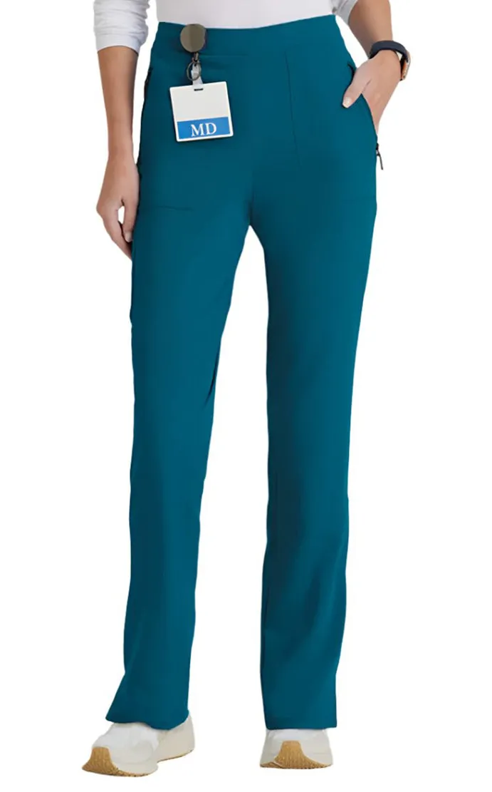 Barco Unify™ by Barco Purpose 5-Pocket High-Rise Slim Leg Scrub Pant-Tall