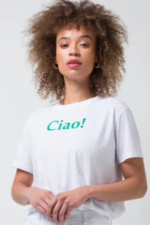 Ciao Short Sleeve T-Shirt White