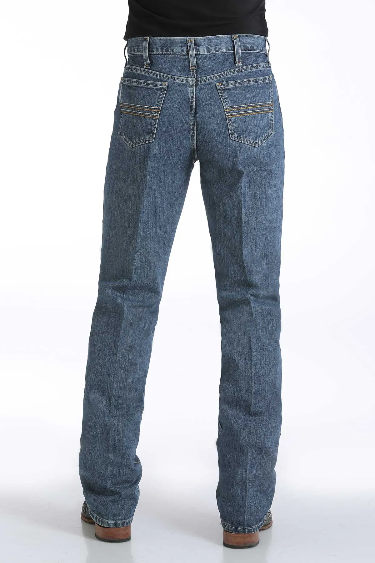 Cinch Men's Silver Label Jean - Medium Stonewash