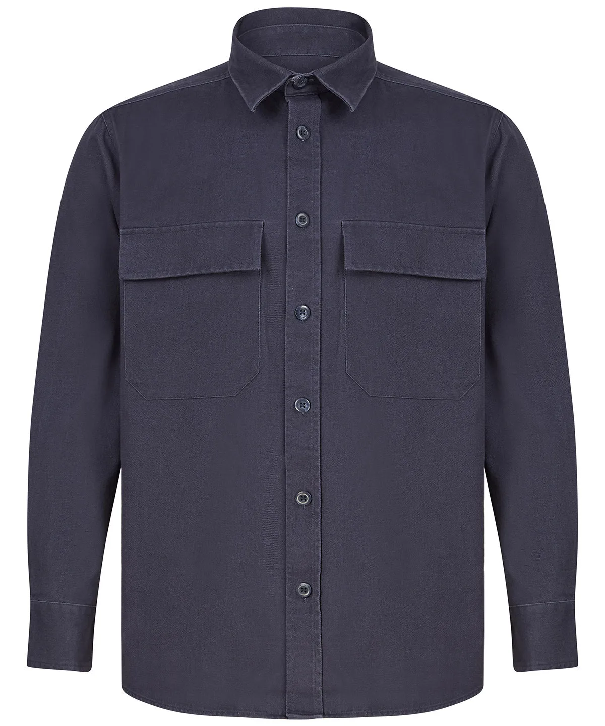 Drill overshirt | Navy