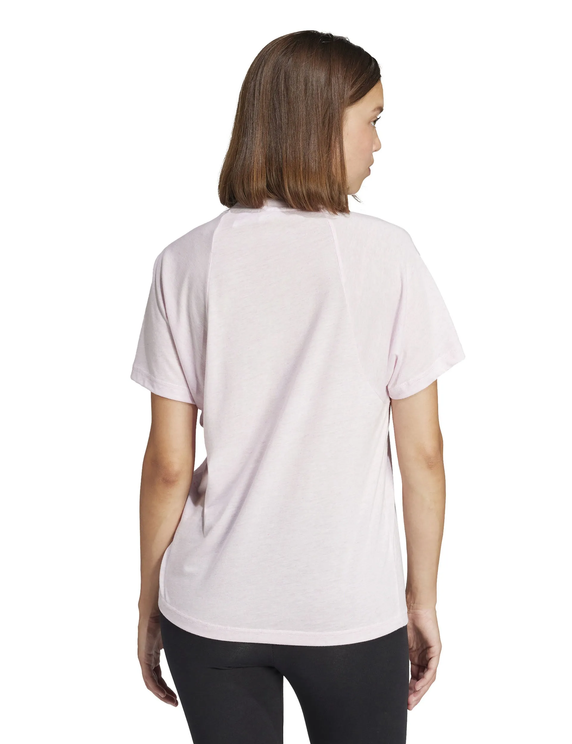 Essentials Winners T-Shirt - Clear Pink/White