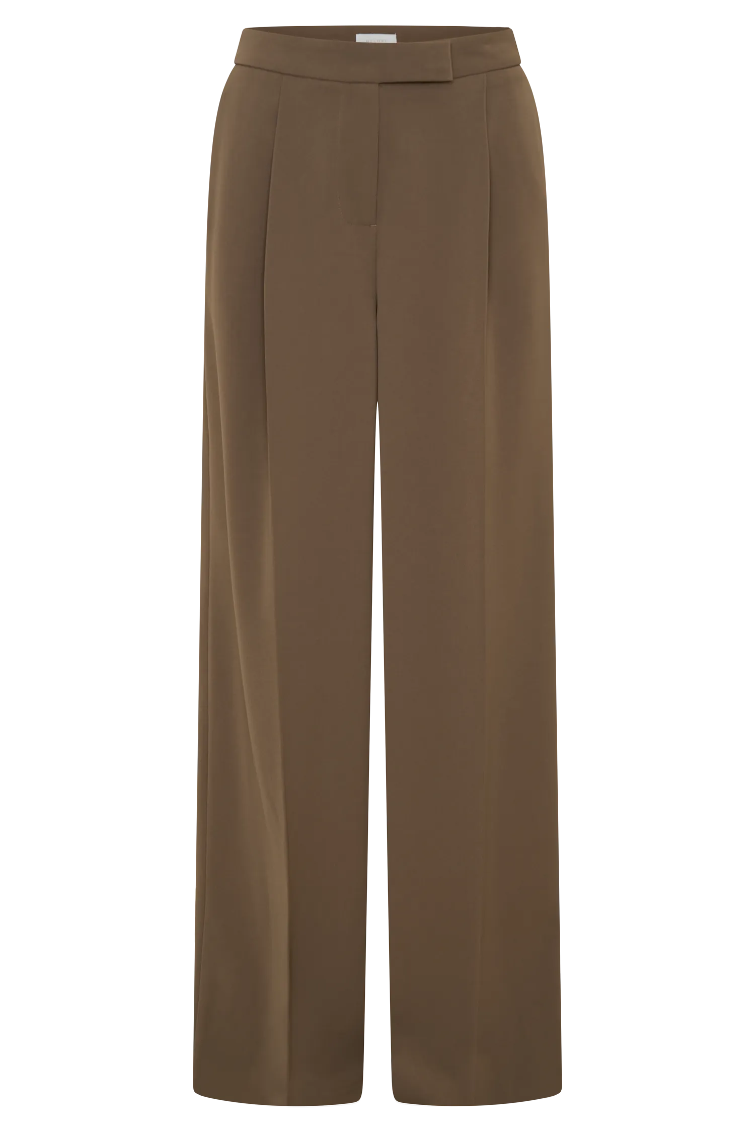 Faith Suiting Wide Leg Pant - Cacao Brown