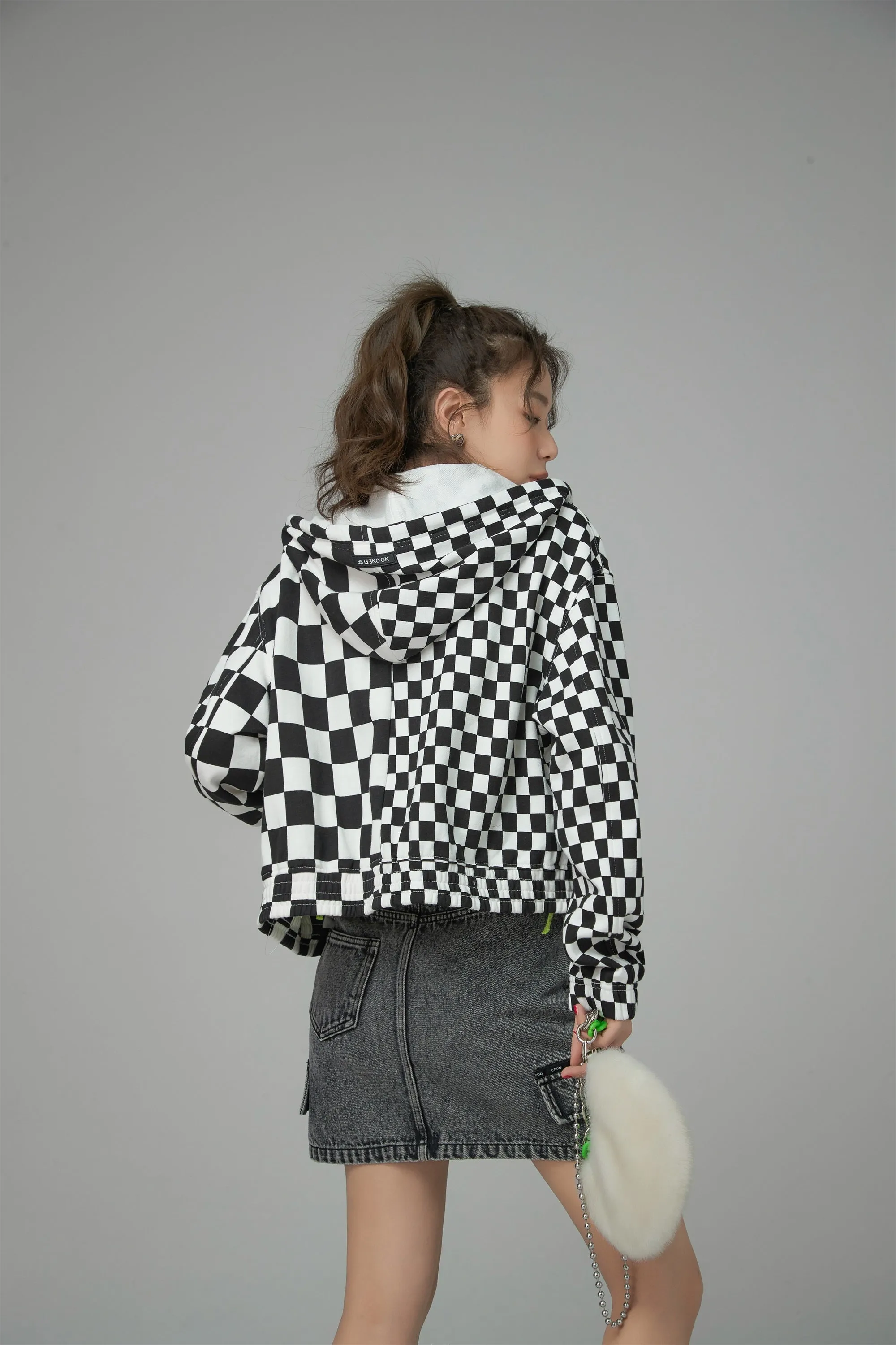 For Sure You Got This Checkered Jacket