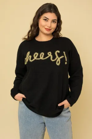 Gilli Plus Size Cheers Pullover Sweater