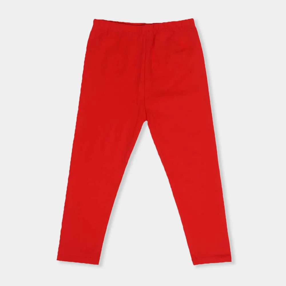 Girls Basic Tight - Red