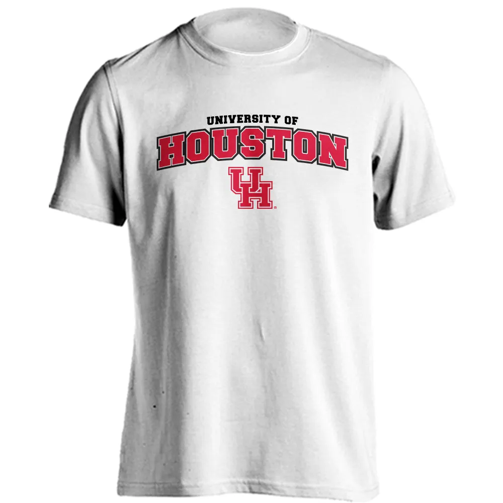 Houston Cougars Classic Arch Mascot Short Sleeve Athletic Heather T-Shirt