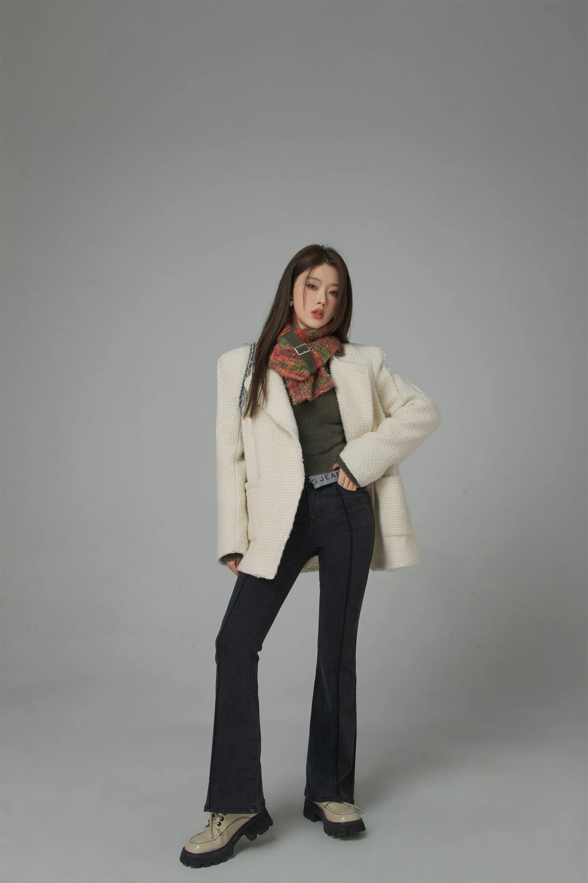 I Bloom And Grow Tweed Wool Jacket