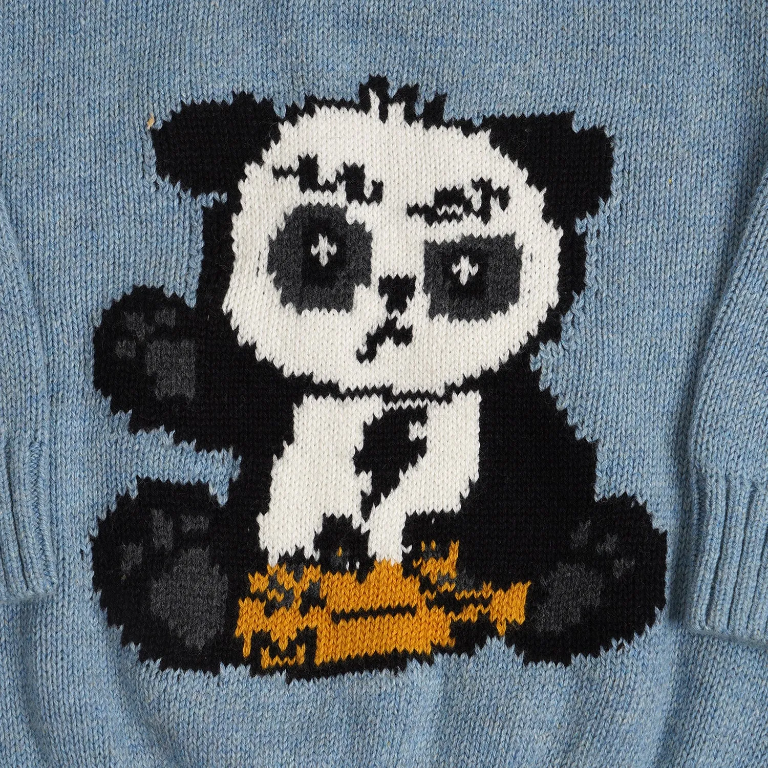 Infant Boys Sweater Tiny Panda - Grey