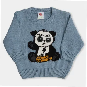 Infant Boys Sweater Tiny Panda - Grey