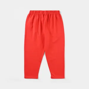 Infant Girls Lycra Jersey Basic Tights-H.R.Red