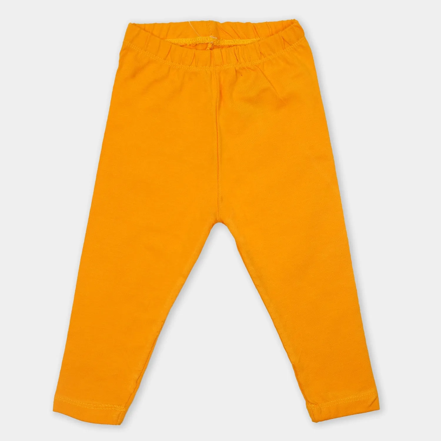 Infant Girls Plain Tights - Saffron