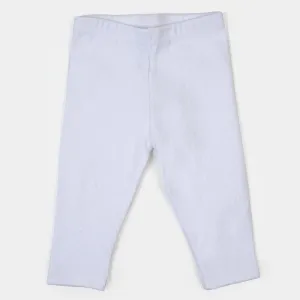 Infant Girls Tights - White