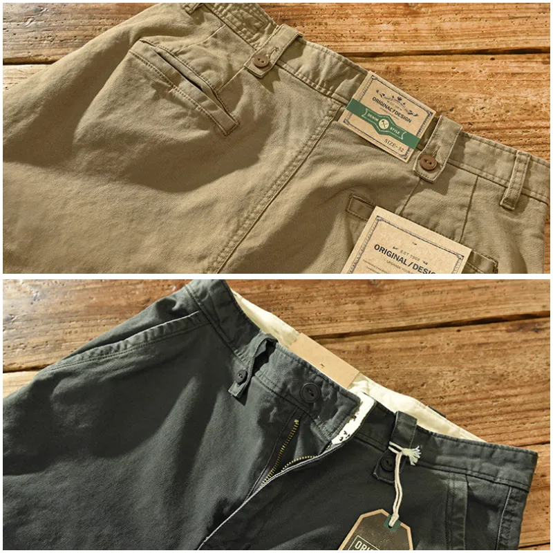 Jack Washington Multi-pocket Cotton Pants