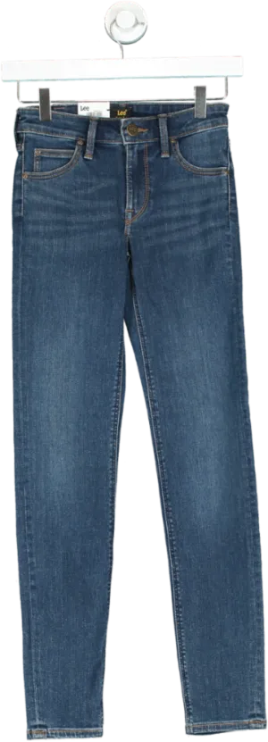 Lee Blue Scarlett Skinny Jeans UK W24