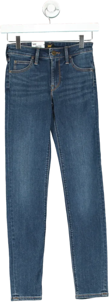 Lee Blue Scarlett Skinny Jeans UK W24