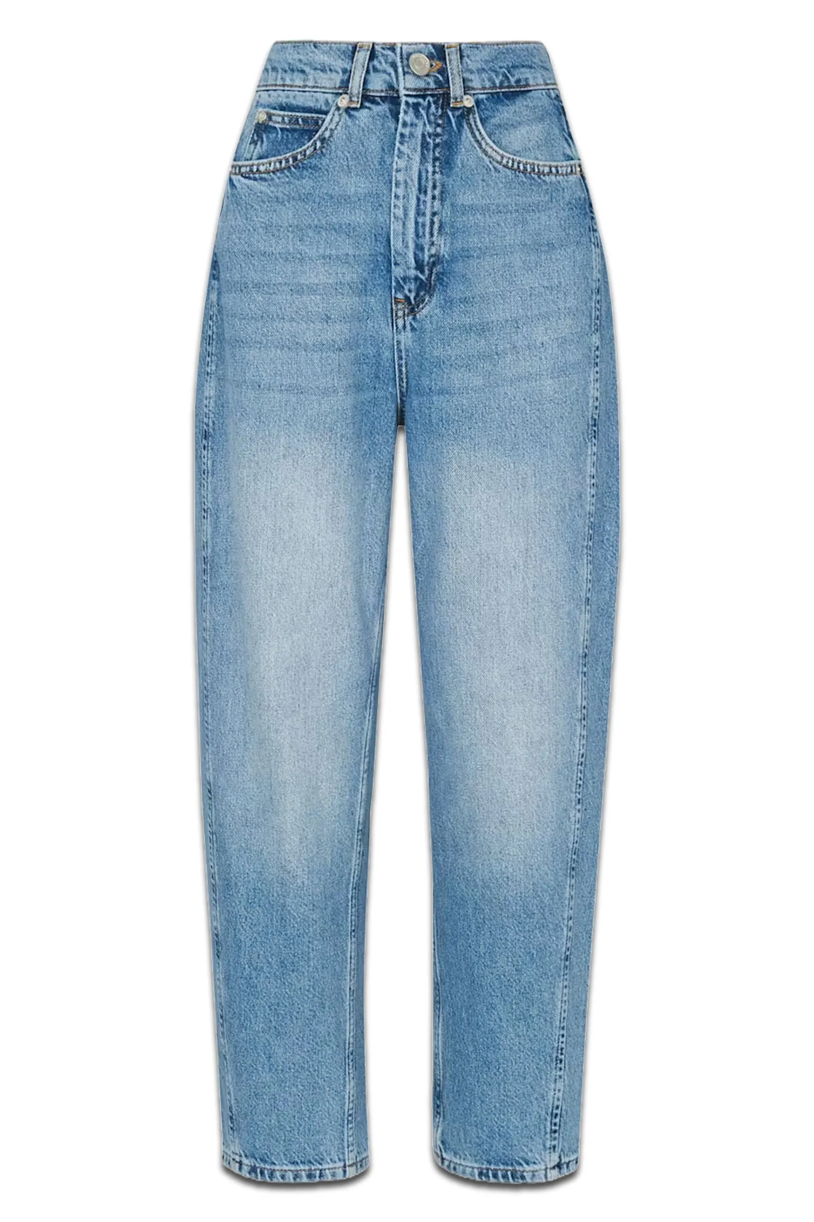 Light Wash Authentic Barrel Leg Jean