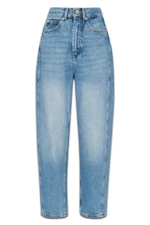 Light Wash Authentic Barrel Leg Jean