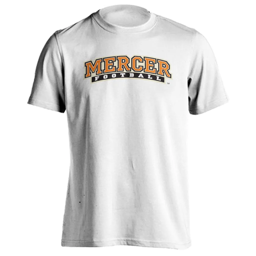 Mercer University Bears MU Football Classic Arch Text Tee Short Sleeve T-Shirt