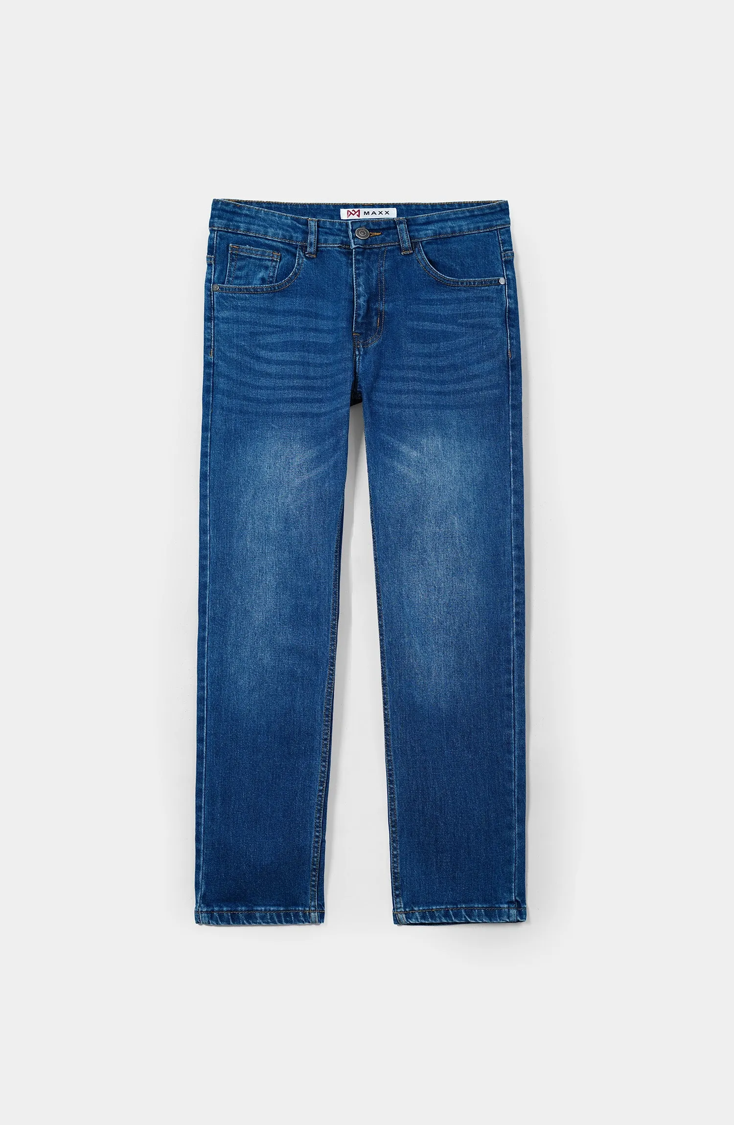 Mid Blue Regular Fit Jeans