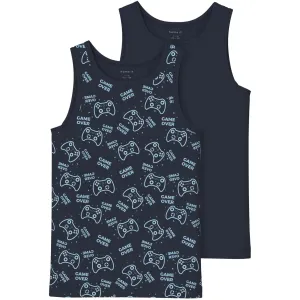 Name It Dark Sapphire Tank Top 2-pack Sapphire Game Noos