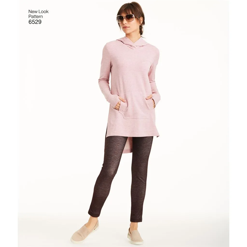 New Look Pattern 6529 Women's Knit Tunics and Leggings