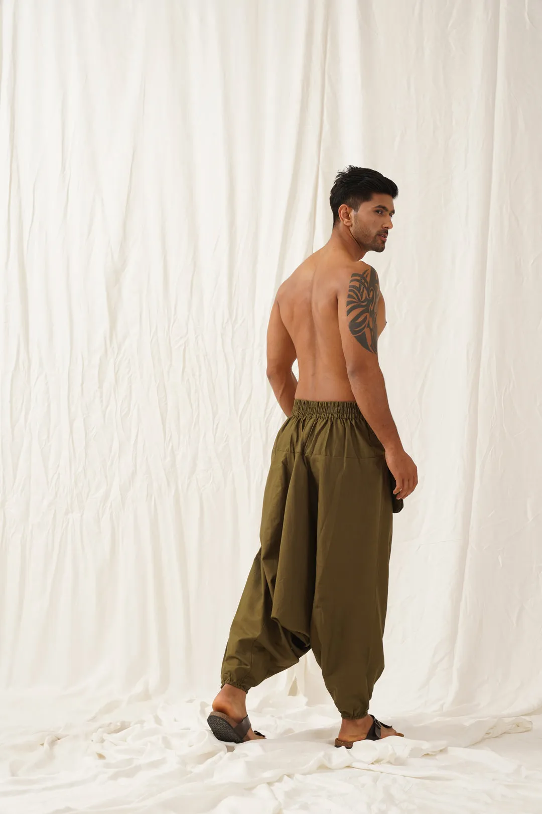 Olive Boho Pants