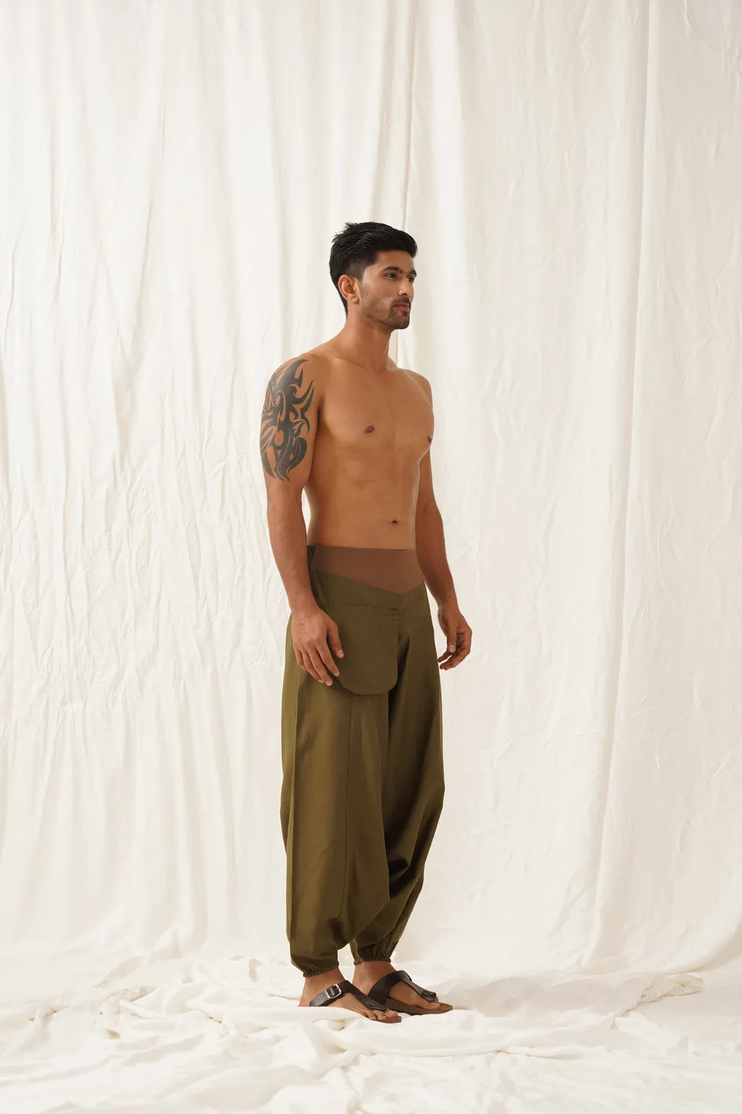 Olive Boho Pants