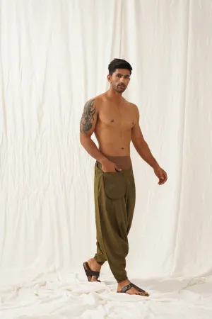 Olive Boho Pants