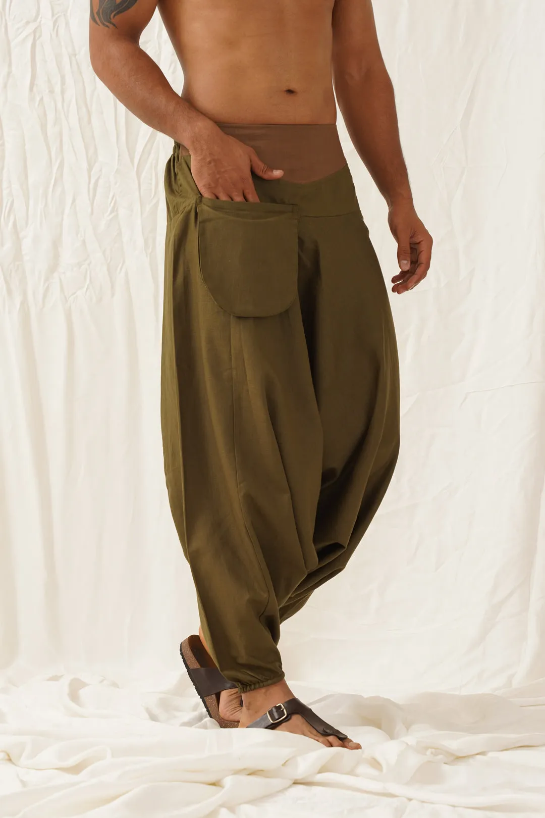 Olive Boho Pants