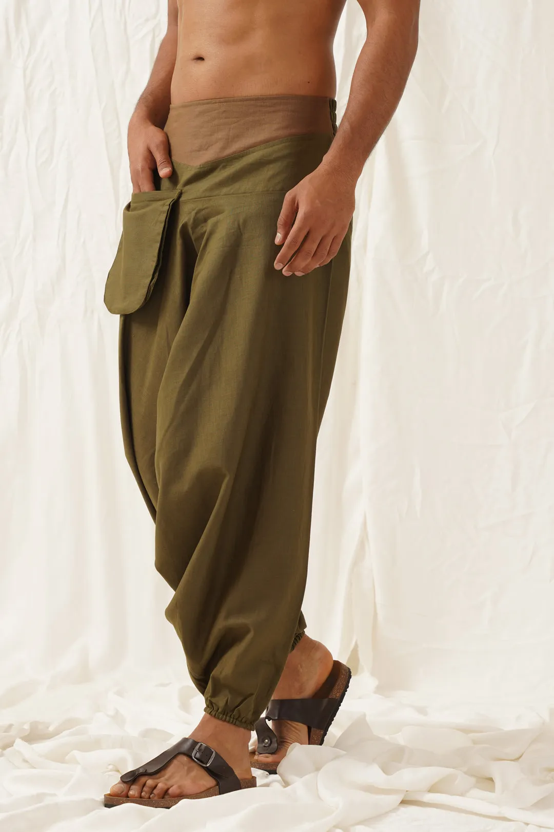 Olive Boho Pants