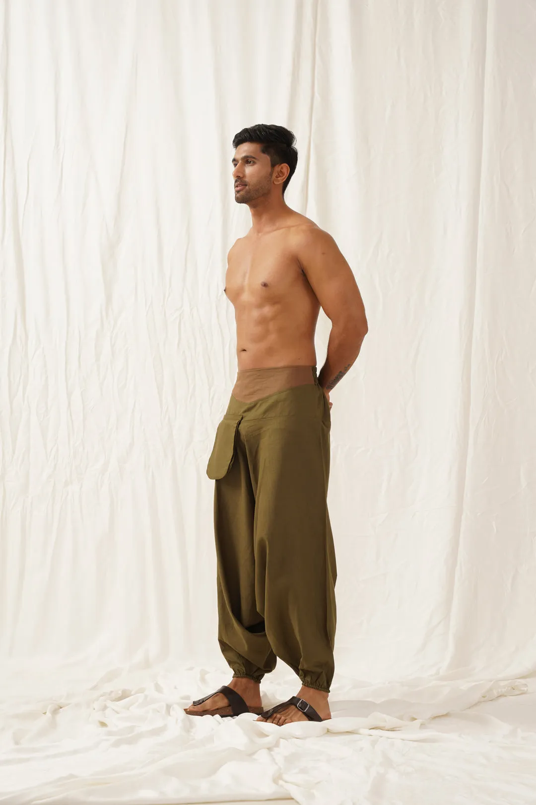 Olive Boho Pants