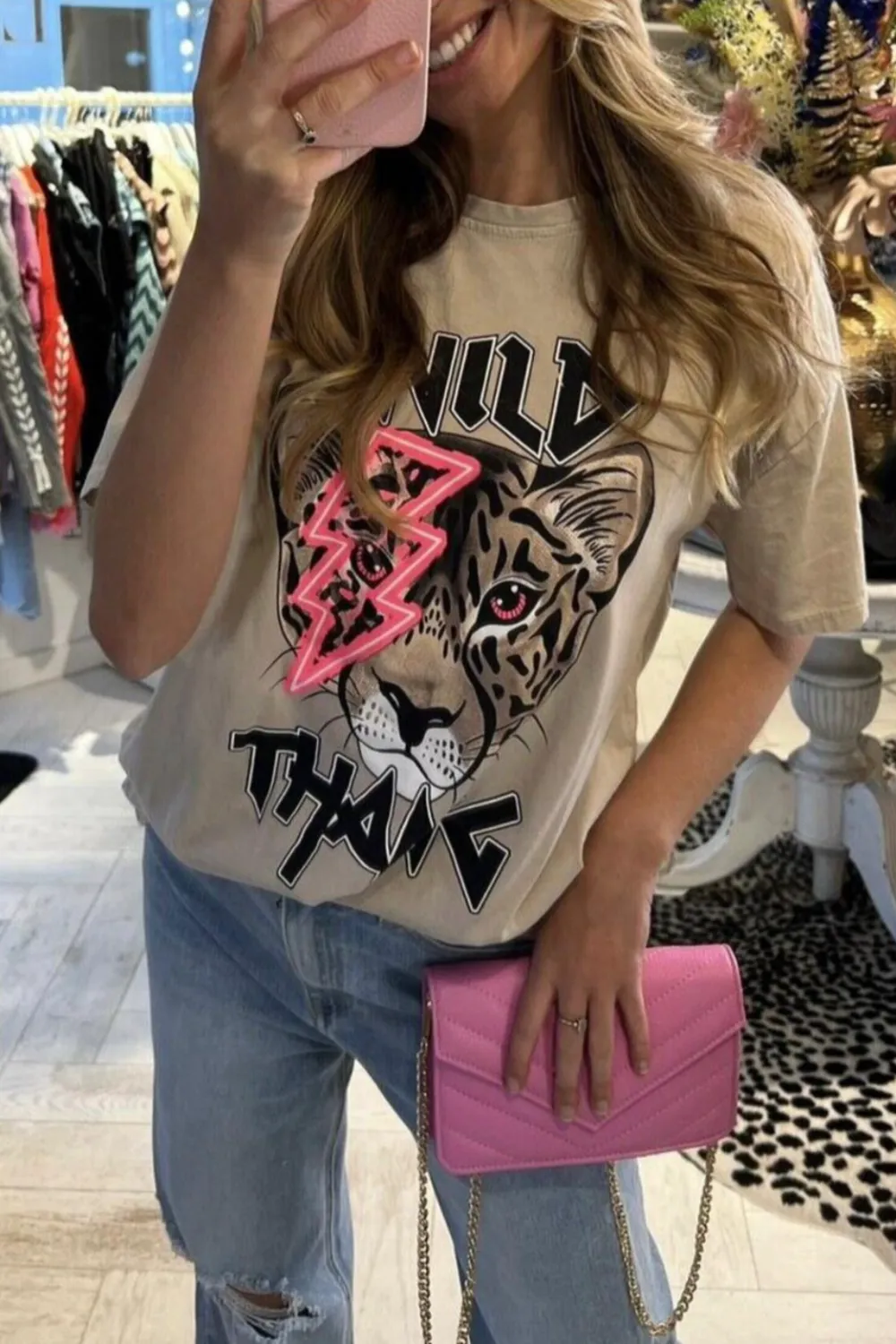 Oversized “Wild Thang” T-Shirt