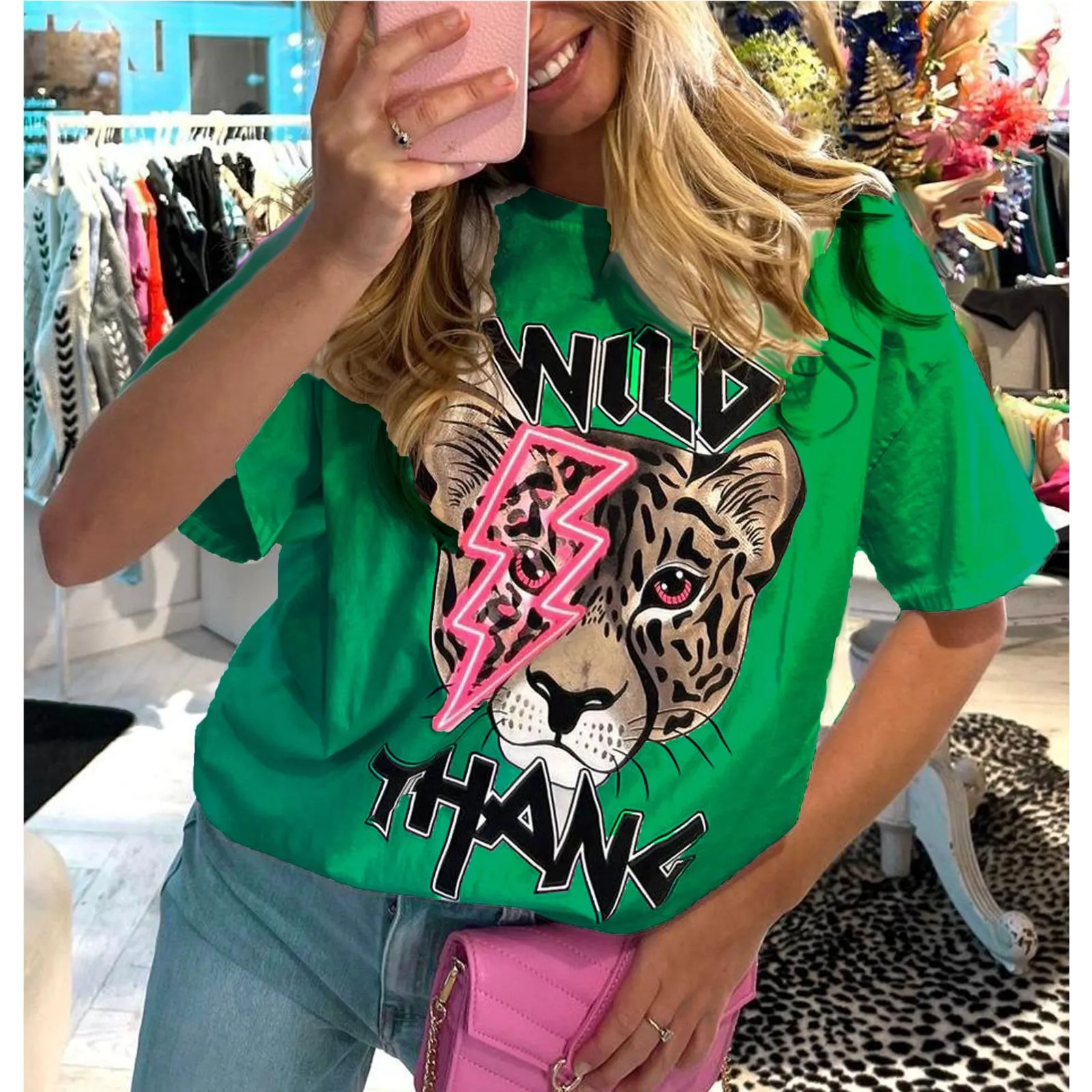 Oversized “Wild Thang” T-Shirt