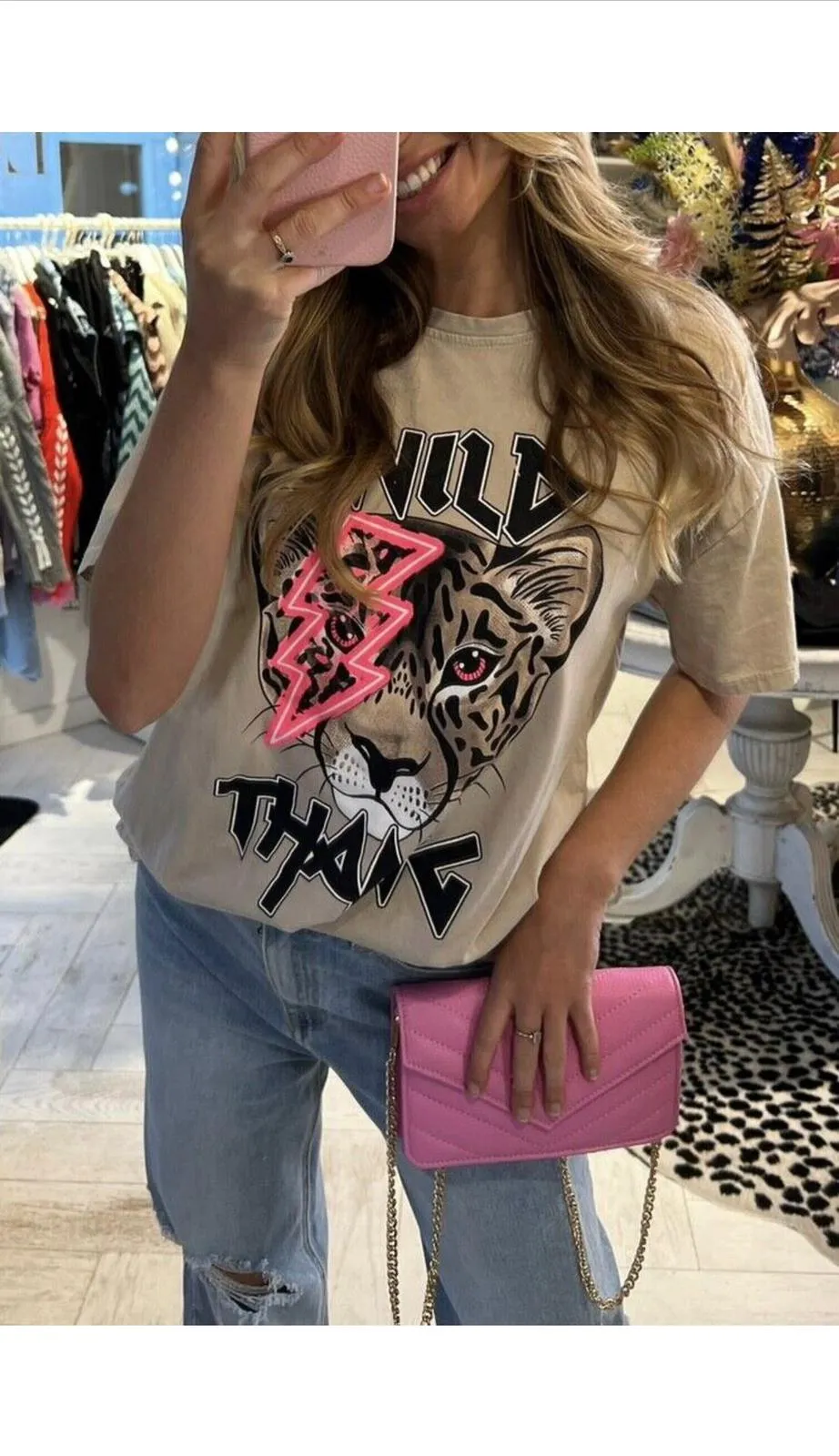 Oversized “Wild Thang” T-Shirt