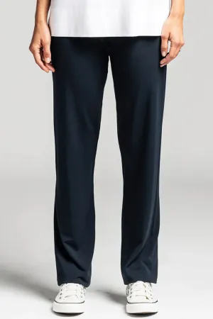 Paula Ryan Slim Leg Classic Pant MicroJersey - Navy