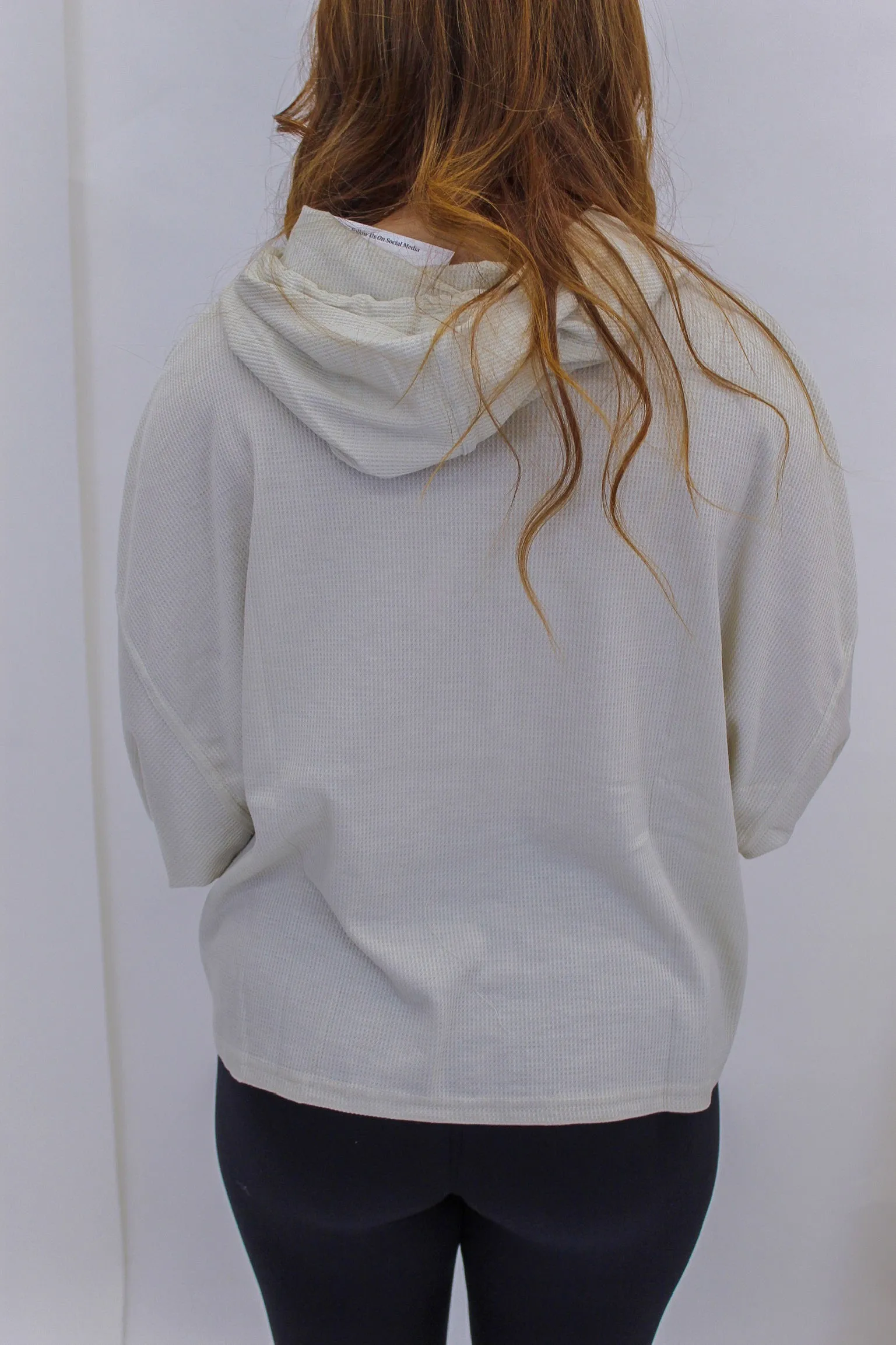 Pure Comfort Oversized Hoodie- Beige