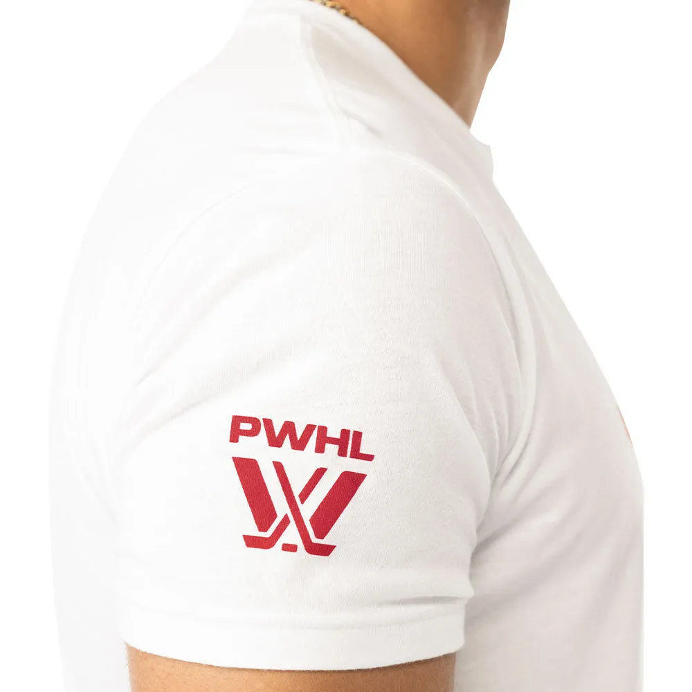 PWHL OTTAWA CHARGE ADULT WHITE T SHIRT