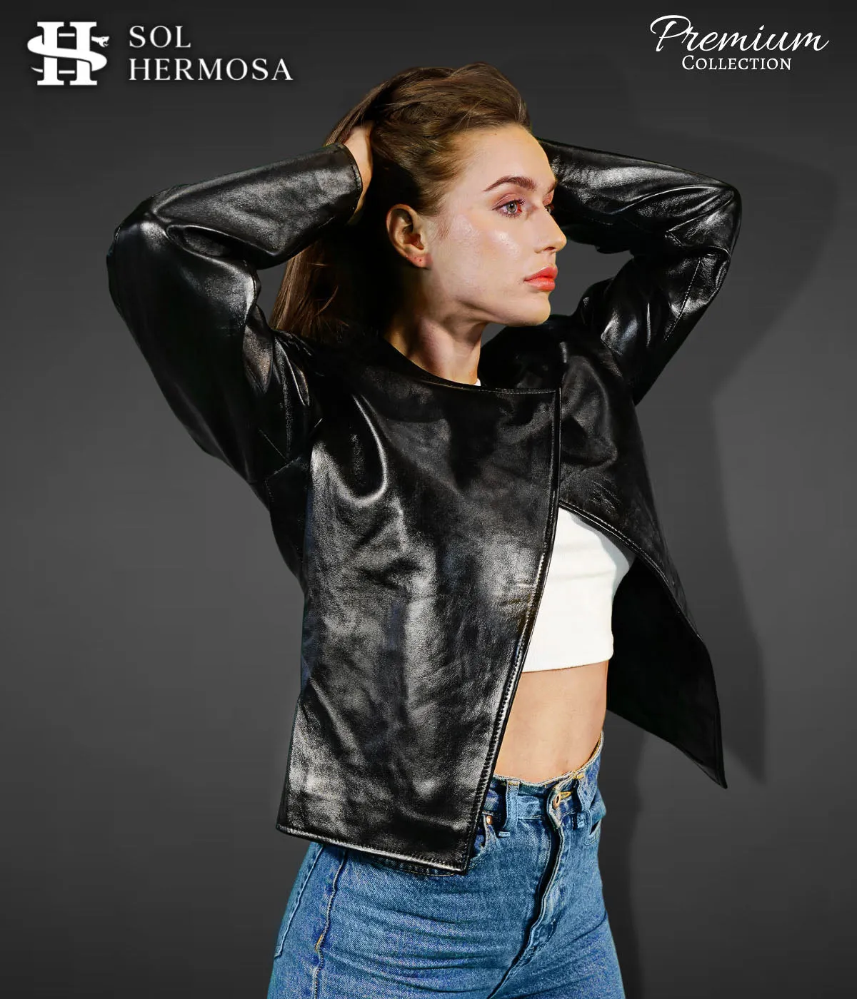 Real Leather Jacket For Women - Hestia