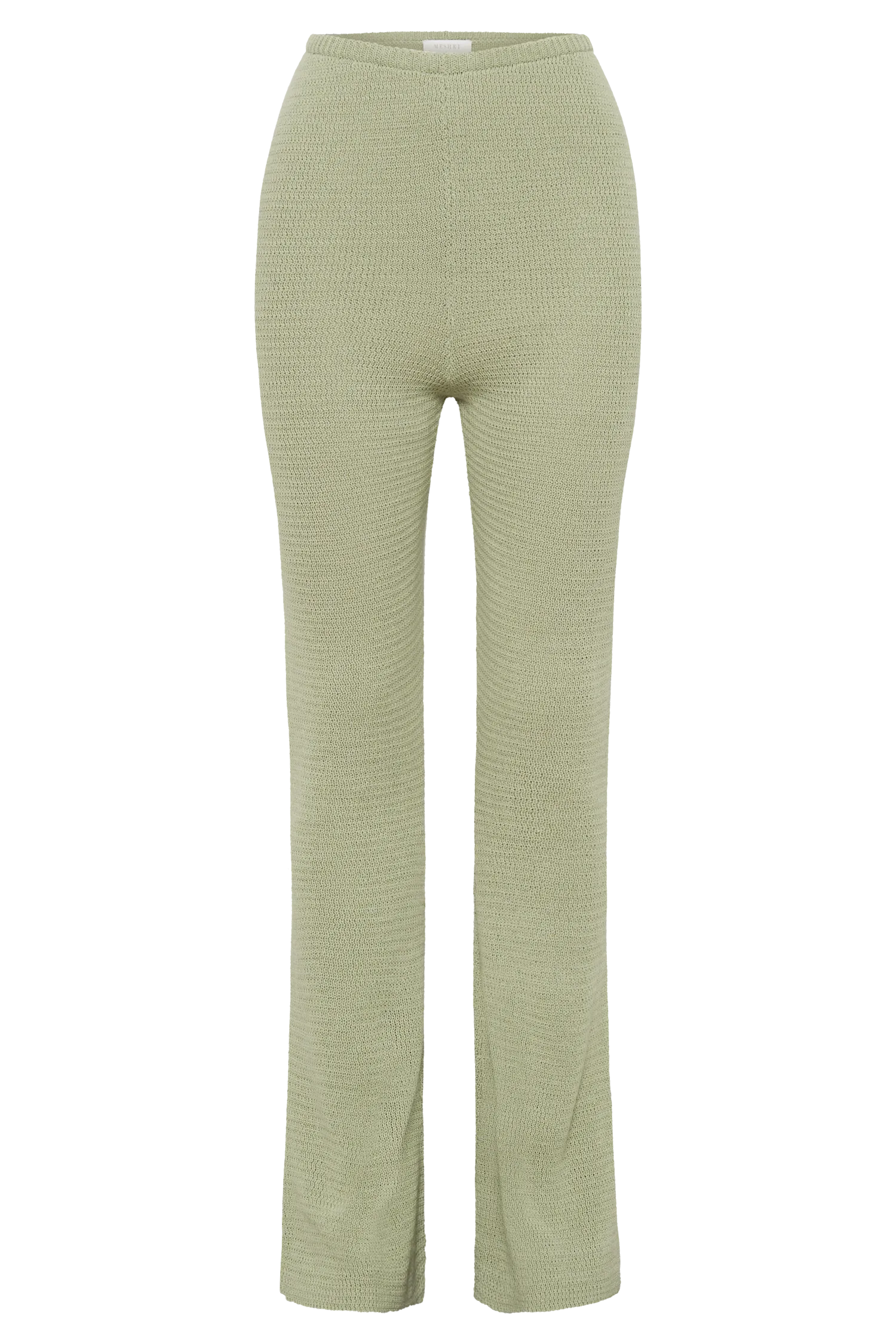 Ridley Straight Leg Knit Pant - Pastel Green