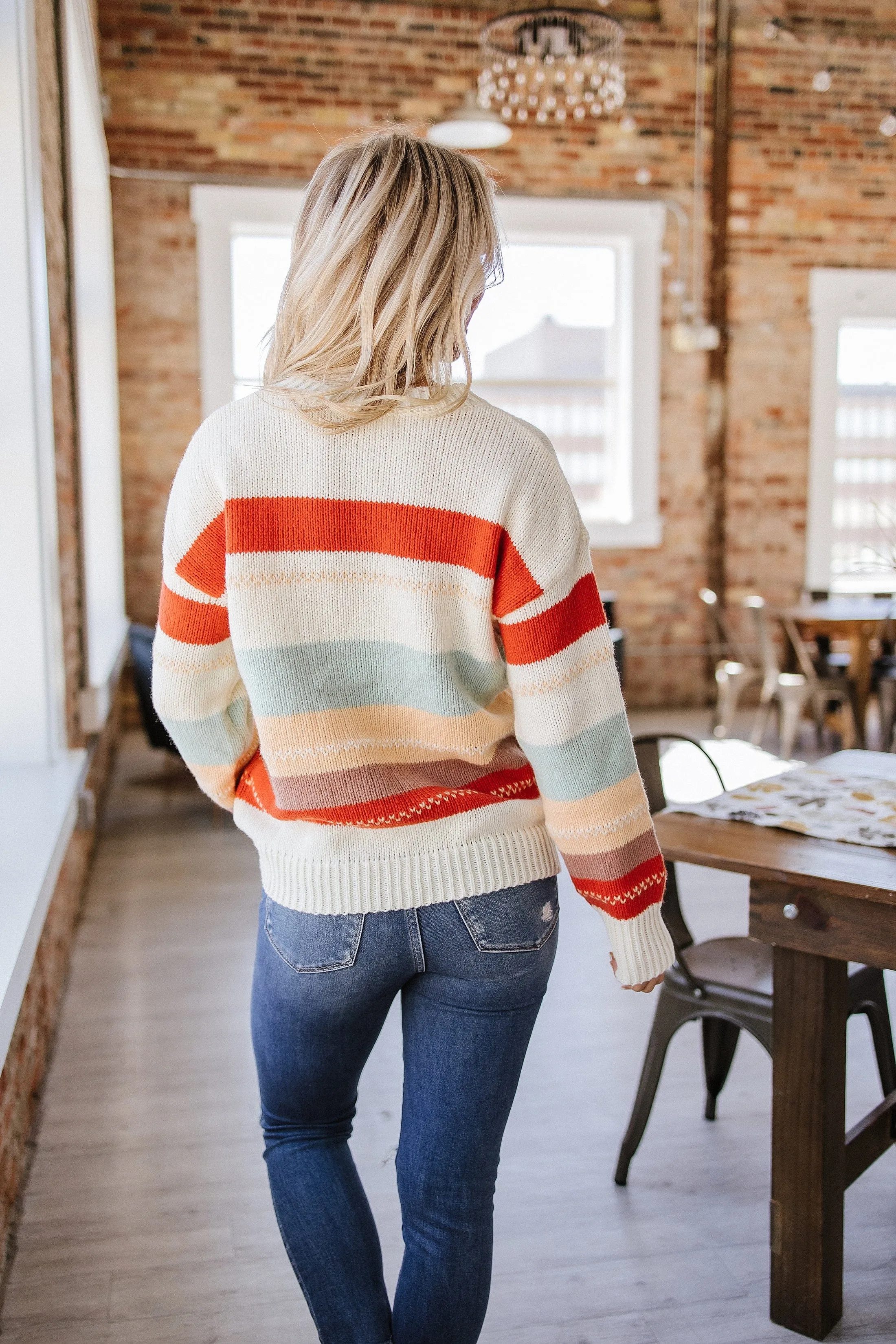 SALE - Azalea Color Block Knit Sweater | Size Small