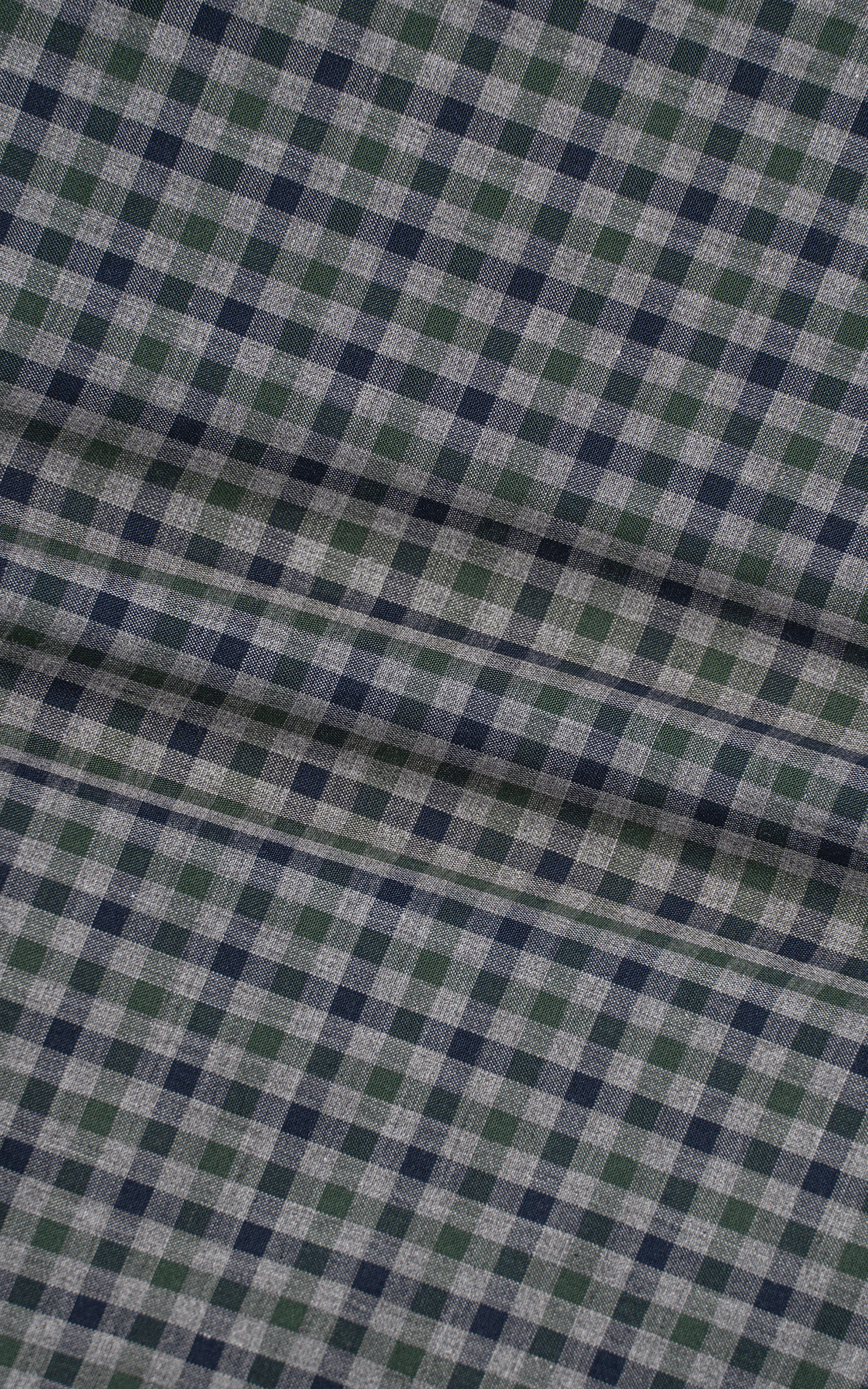 SEMI FORMAL SHIRT GREY NAVY CHECK