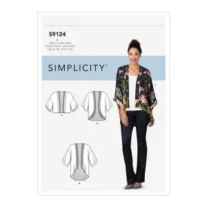 Simplicity Pattern 9124 Misses' Jackets