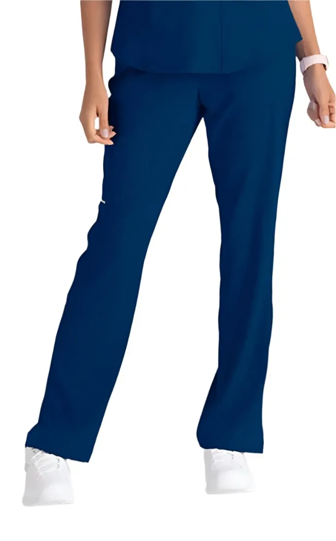 SKECHERS™ by Barco Reliance 3-Pocket Mid-Rise Straight Leg Scrub Pant-Petite